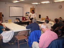 Beckie Weinheimer in Presqueisle, Maine for an author talk on July 7, 2009